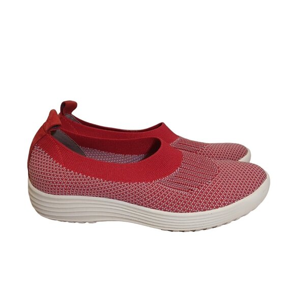 ✅Bionica Merigold RED Knit Slip-On Walking Shoes Women's 8.5 Comfort Sneakers👟 - Picture 7 of 11